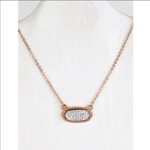 Druzy stone necklace